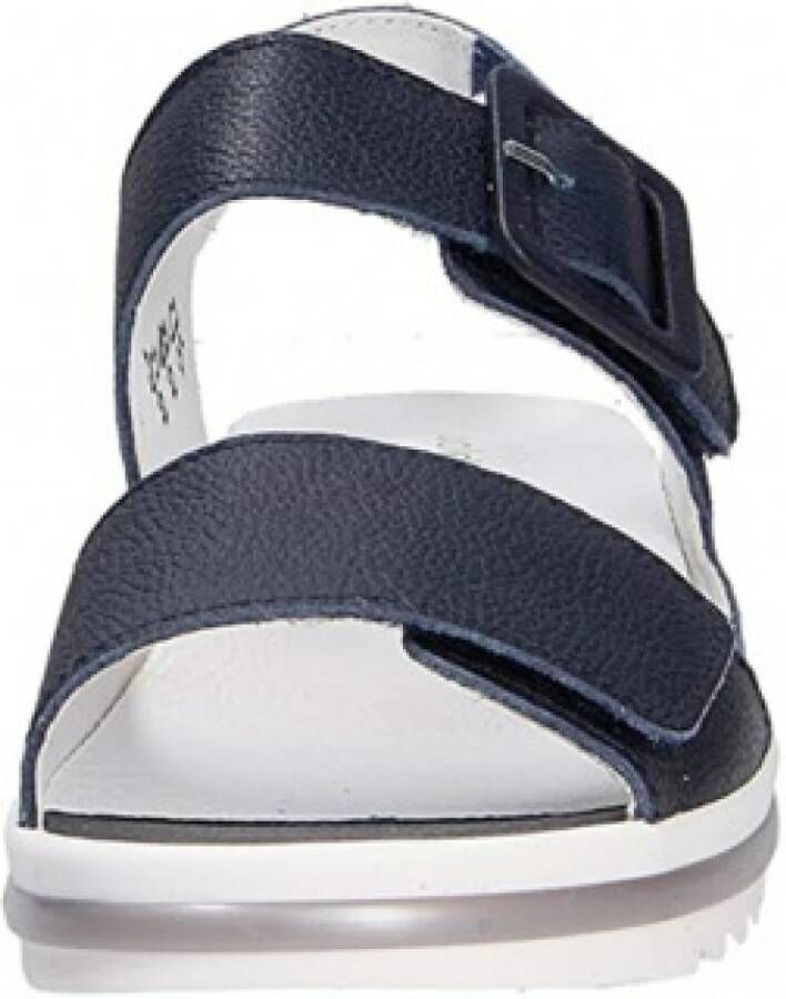 Waldläufer Sandalen met bandjes voor dames in effen kleur