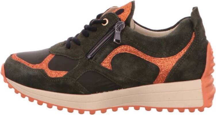 Waldläufer Sportieve Groene Sneakers Green Heren