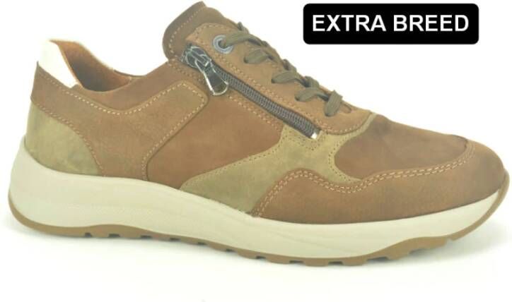 Waldläufer Stijlvolle Cognac Runner Schoenen Brown Heren