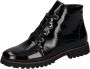 WALDLAUFER Waldläufer Veterboots Dames H Elisa Maat: 38 5 Materiaal: Lakleer Kleur: Zwart - Thumbnail 8