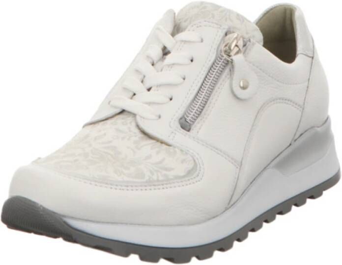 Waldläufer Veterschoenen Wit White Dames