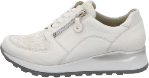 Waldläufer Veterschoenen Wit White Dames