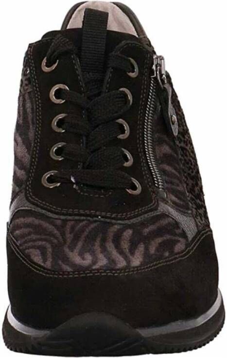 Waldläufer Veterschoenen Zwart Black Dames