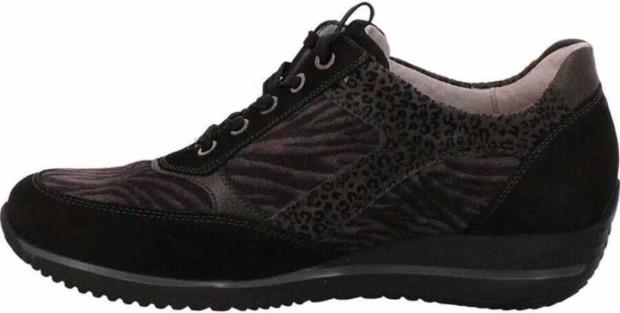 Waldläufer Veterschoenen Zwart Black Dames