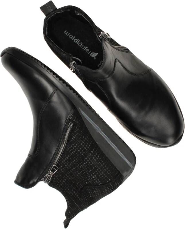 Waldläufer Waldlaufer Himona sportieve boot Black Dames
