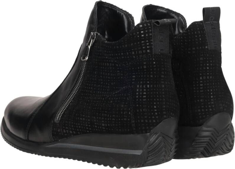Waldläufer Waldlaufer Himona sportieve boot Black Dames