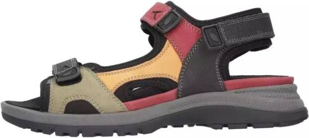 Waldläufer Wijd Passende Multicolor Sandaal Verwijderbaar Voetbed Multicolor Dames