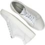 Waldläufer Wit leren sneaker met uitneembaar voetbed White - Thumbnail 5