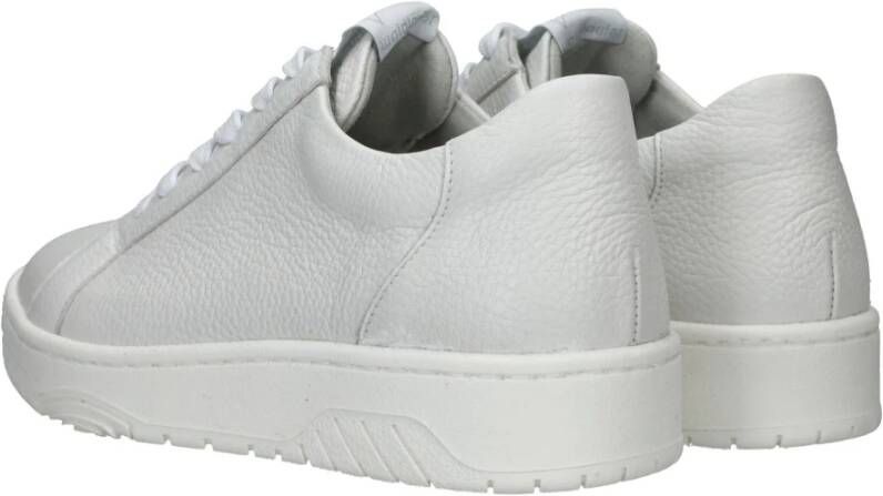 Waldläufer Wit leren sneaker met uitneembaar voetbed White Dames