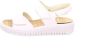 Wäldlaufer Dames Sandalen Waldlaufer H-willow 955001-201-148 Off White - Thumbnail 4
