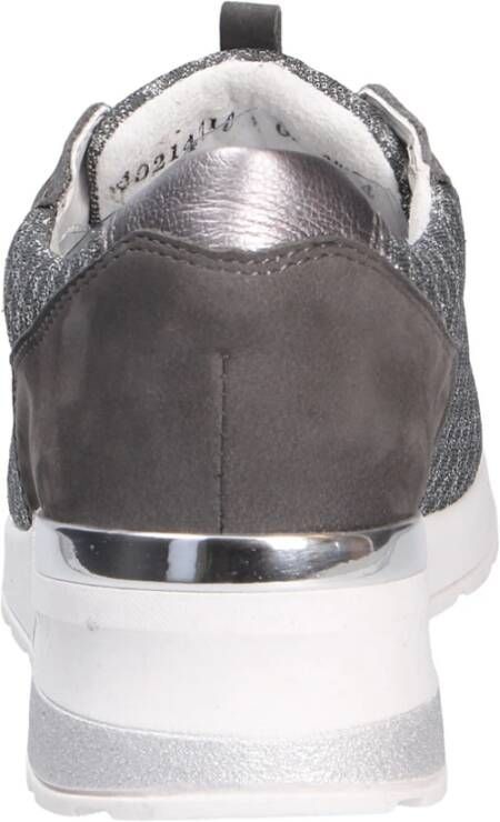 Waldläufer Zilveren Sneakers 939H51 Gray Dames