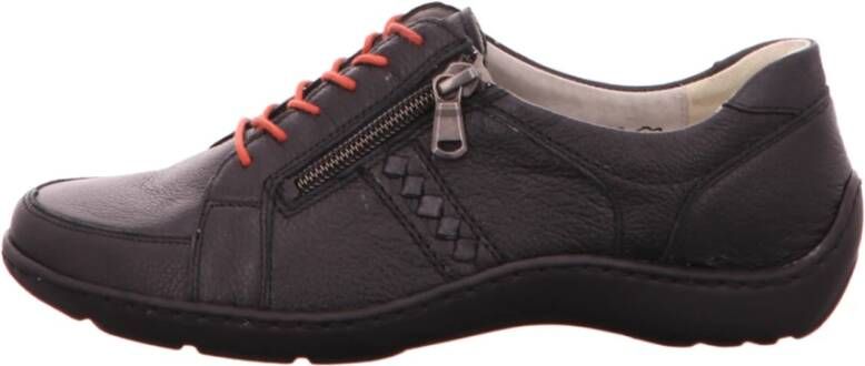 Waldläufer Zwarte Bosstijl Schoenen Black Dames