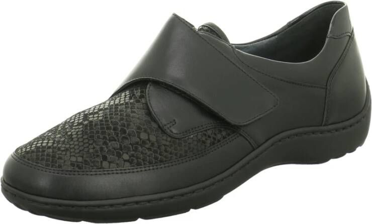 Waldläufer Zwarte Casual Schoenen Black Heren