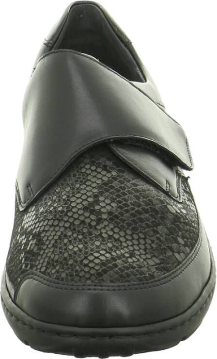 Waldläufer Zwarte Casual Schoenen Black Heren
