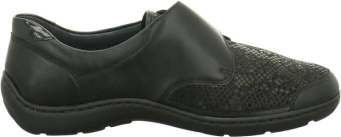 Waldläufer Zwarte Casual Schoenen Black Heren