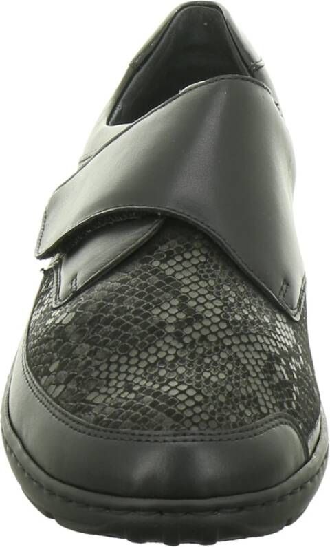 Waldläufer Zwarte Casual Schoenen Black Heren