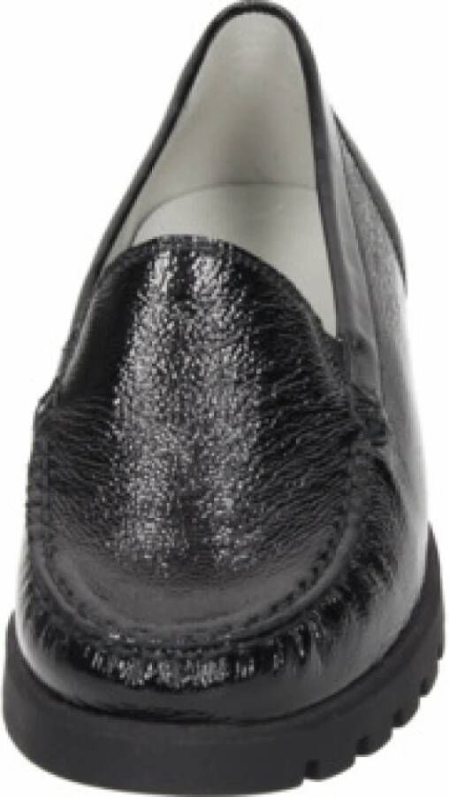 Waldläufer Zwarte dames mocassins