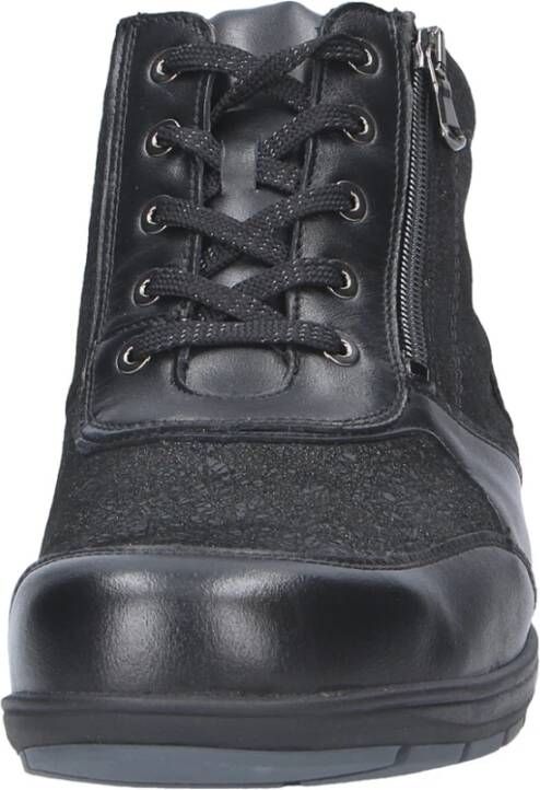 Waldläufer Zwarte Enkellaars Black Dames