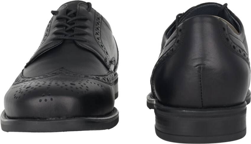 Waldläufer Zwarte Heren Veterschoenen