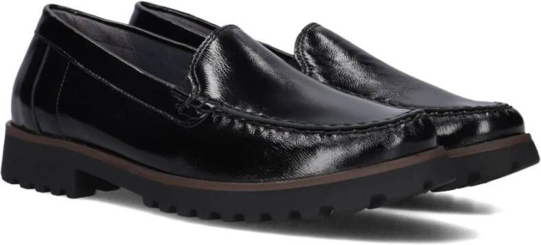 Waldläufer Zwarte Loafers Elisa in lakleer