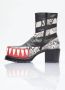 Walter Van Beirendonck Grafische Paneel Viper Leren Laarzen Multicolor Dames - Thumbnail 5