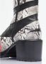 Walter Van Beirendonck Grafische Paneel Viper Leren Laarzen Multicolor Dames - Thumbnail 7