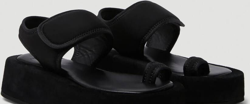 Wardrobe.nyc Platte sandalen Zwart Dames