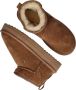 Warmbat Durack Cognac Leren Wol Pantoffels Brown Dames - Thumbnail 11