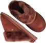 Warmbat Flurry Women Suede Dames Sloffen Rood Bruin - Thumbnail 3