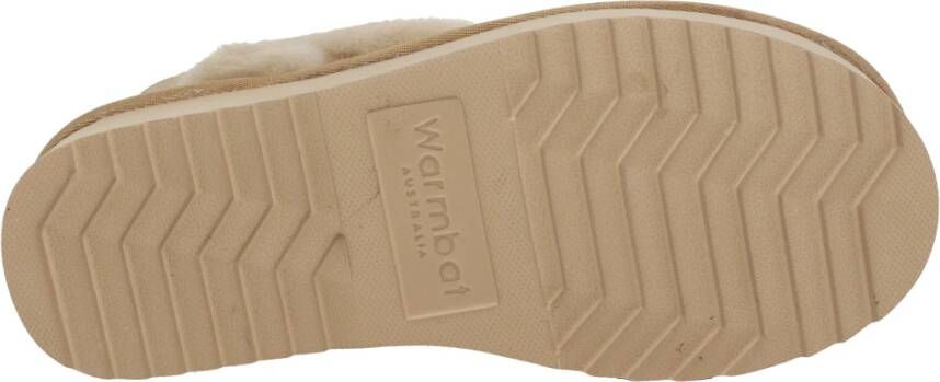 Warmbat Warmgevoerde Beige Enkellaars