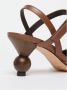 Weekend Max Mara Houten Hak Leren Pumps - Thumbnail 2