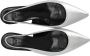Weekend Max Mara Zilveren Nappa Leren Slingback Pumps - Thumbnail 2