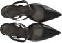 Weekend Max Mara Zwarte Leren Slingback Pump - Thumbnail 2