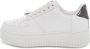 Windsor Smith Leren Sneakers voor Dames Wit en Zwart White Dames - Thumbnail 3