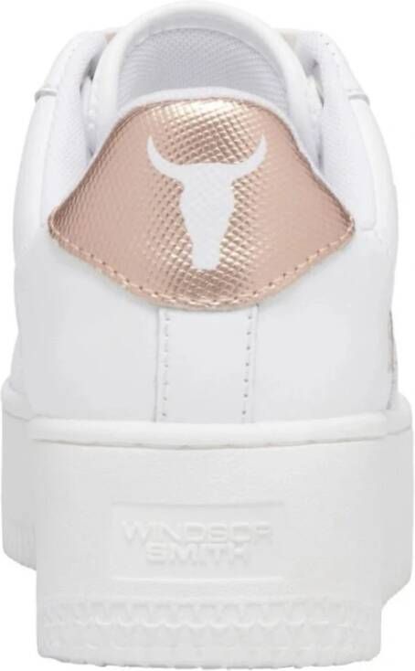 Windsor Smith Witte Roségouden Sneakers voor Vrouwen White Dames