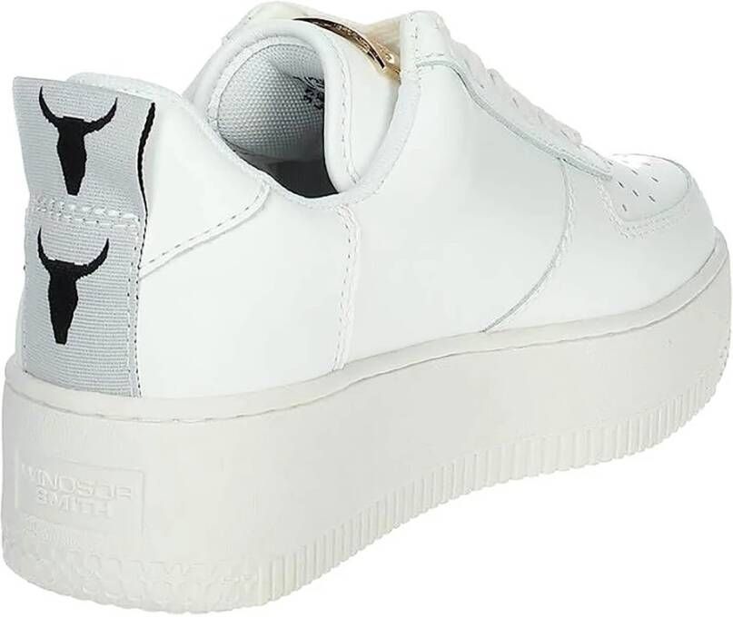 Windsor Smith Witte Racerr Sneakers Herfst Winter 2023 2024 Collectie Wit Dames