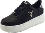Windsor Smith Zwarte Leren Dames Sneakers met Logo Zwart Dames - Thumbnail 3