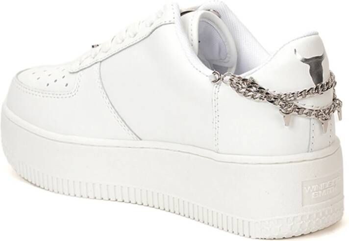 Windsor Smith Witte Leren Stierhoofd Sneakers