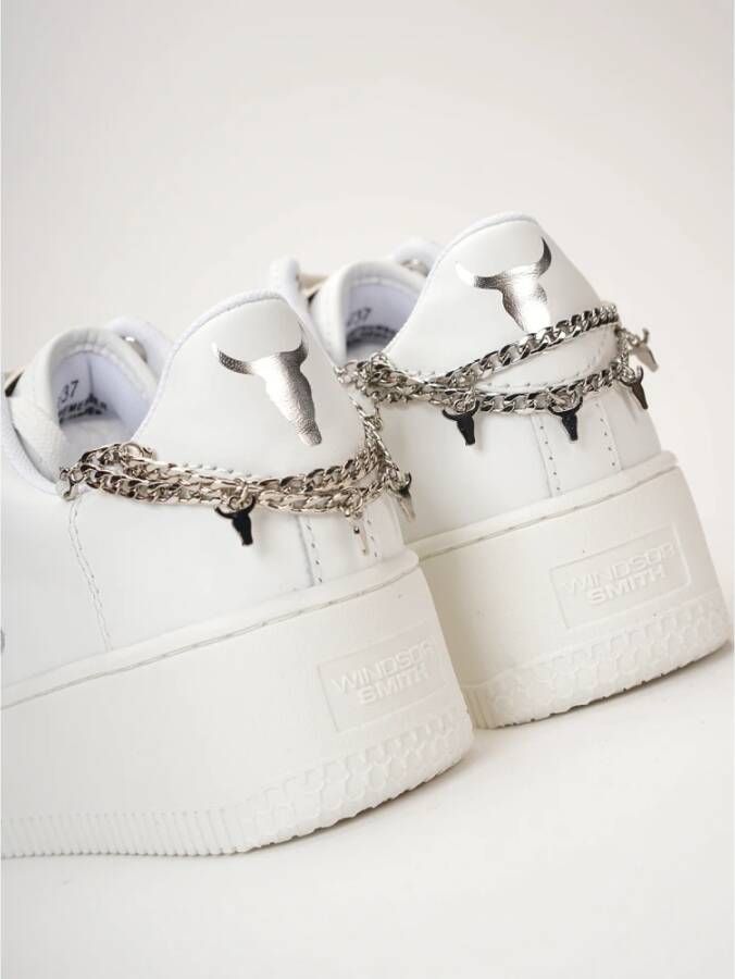 Windsor Smith Platform Sneakers met Zilveren Ketting