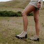 Woden Stijlvolle leren veterschoen Beige Dames - Thumbnail 5