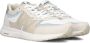 Woden Beige Suède Lage Sneakers met Reflecterend Detail Multicolor Dames - Thumbnail 13