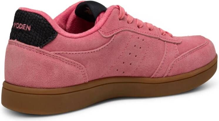 Woden Bjork Suede Sneaker Pink Dames