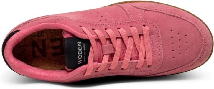 Woden Bjork Suede Sneaker Pink Dames