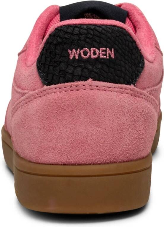 Woden Bjork Suede Sneaker Pink Dames