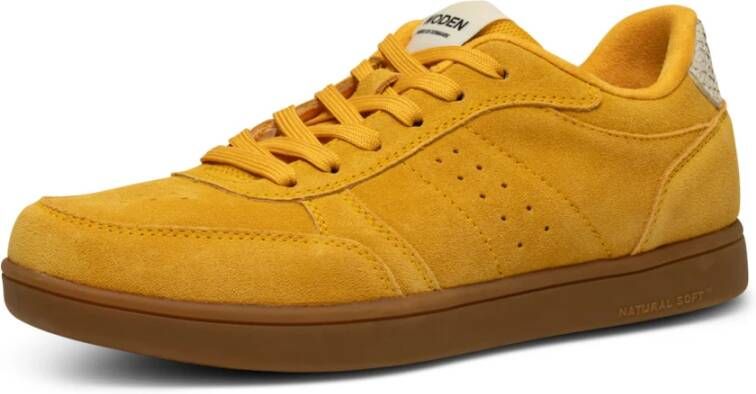 Woden Bjork Suede Yellow Dames