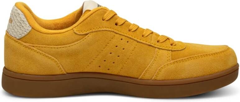 Woden Bjork Suede Yellow Dames