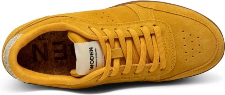 Woden Bjork Suede Yellow Dames