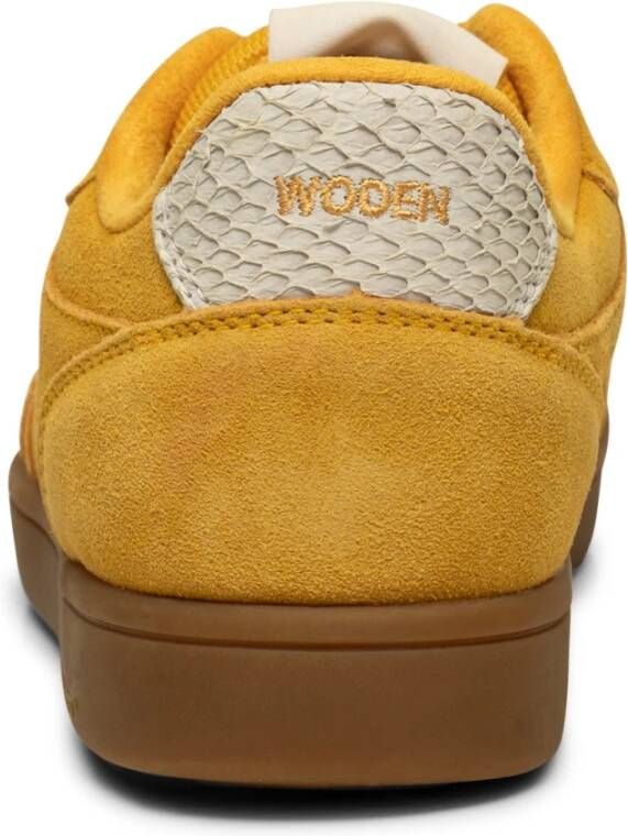 Woden Bjork Suede Yellow Dames