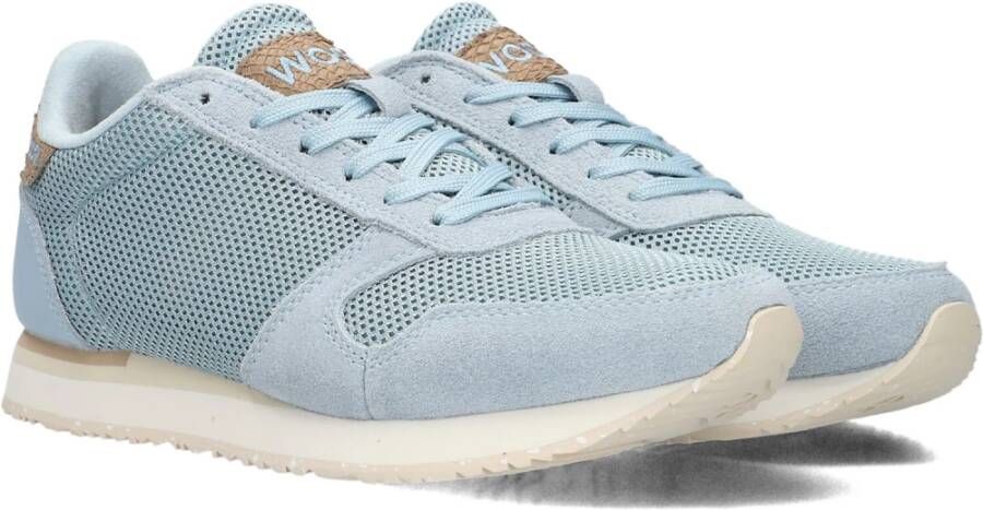 Woden Blauwe Textielen Sneakers voor Vrouwen Blue Dames