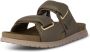 Woden Chique leren sandalen Green Dames - Thumbnail 9